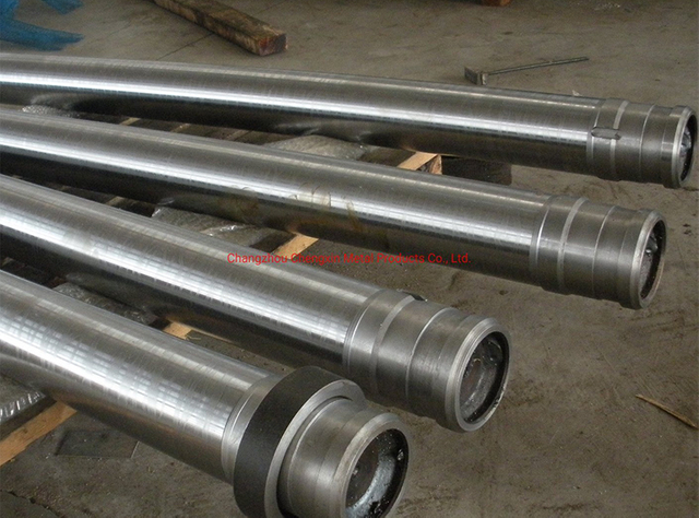 E355 Hard Chrome Plated, Deep Hole Bored, and Externally Machined Hollow Piston Rod for Telescopic Cylinder